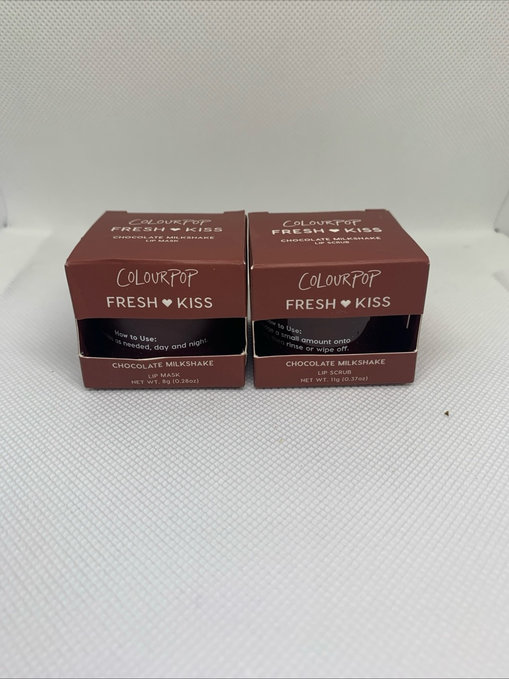 ColourPop Fresh Kiss Chocolate Milkshake Lip Mask & Scrub Duo - Deep Brown